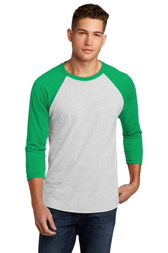 NL6051 - Next Level Apparel Unisex Tri-Blend 3/4-Sleeve Raglan Tee