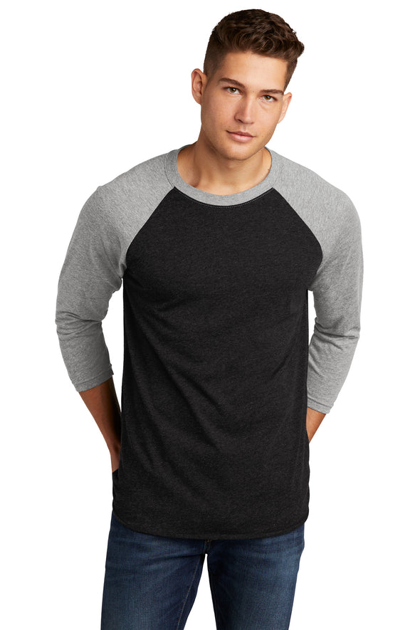 NL6051 - Next Level Apparel Unisex Tri-Blend 3/4-Sleeve Raglan Tee