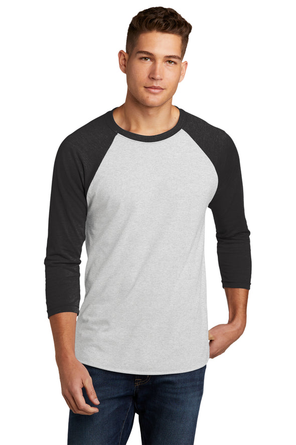 NL6051 - Next Level Apparel Unisex Tri-Blend 3/4-Sleeve Raglan Tee