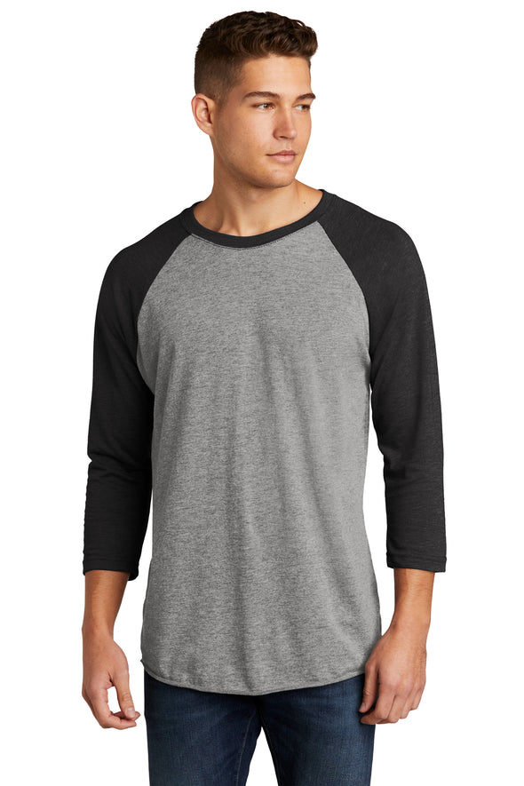 NL6051 - Next Level Apparel Unisex Tri-Blend 3/4-Sleeve Raglan Tee