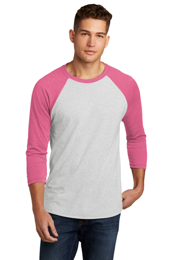 NL6051 - Next Level Apparel Unisex Tri-Blend 3/4-Sleeve Raglan Tee