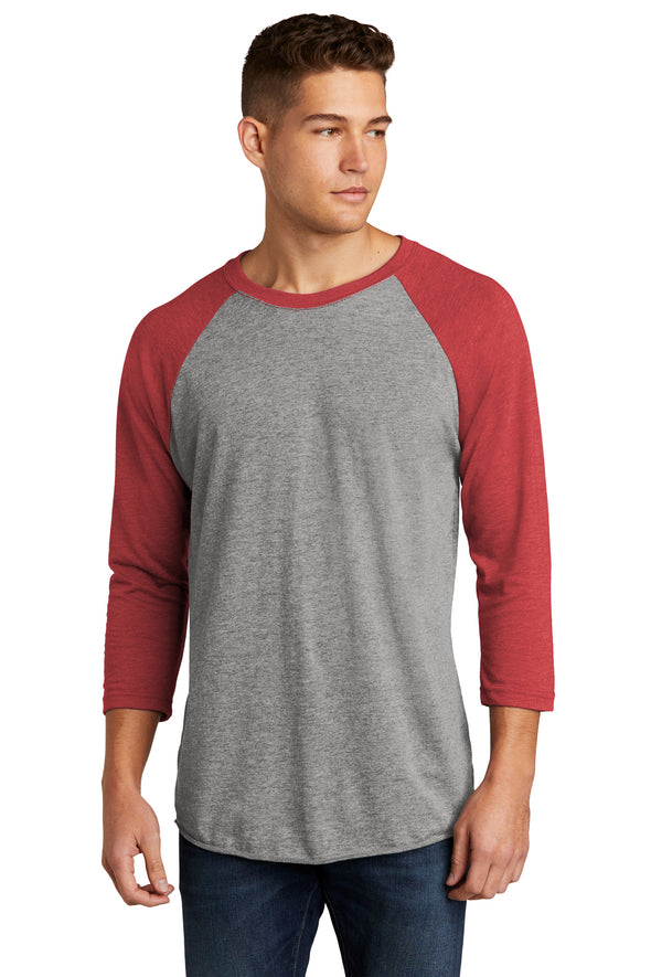 NL6051 - Next Level Apparel Unisex Tri-Blend 3/4-Sleeve Raglan Tee