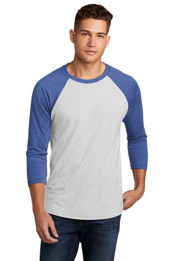 NL6051 - Next Level Apparel Unisex Tri-Blend 3/4-Sleeve Raglan Tee