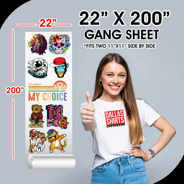 DTF Custom Gang Sheets