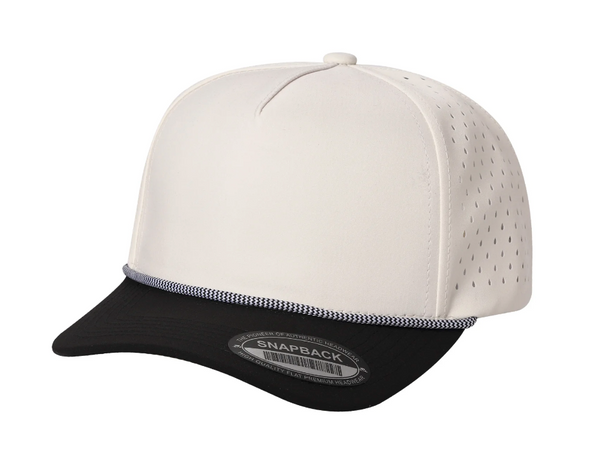 Dallas 519 Rope Laser Performance Perforated 5 Panel Cap