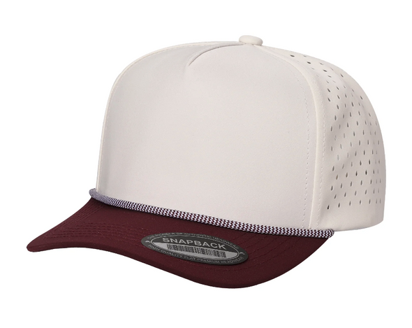 Dallas 519 Rope Laser Performance Perforated 5 Panel Cap