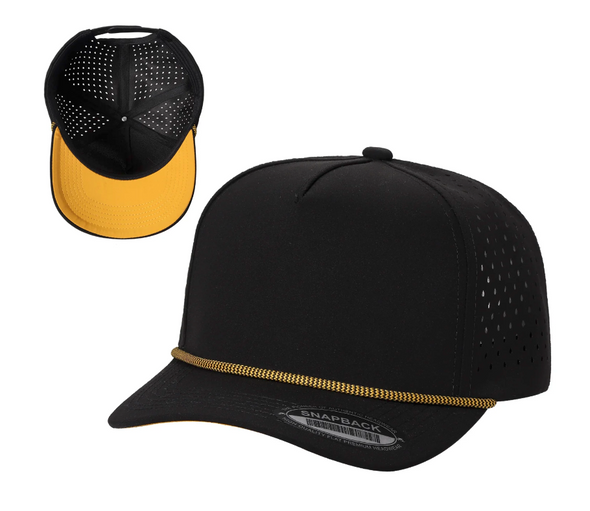 Dallas 519 Rope Laser Performance Perforated 5 Panel Cap