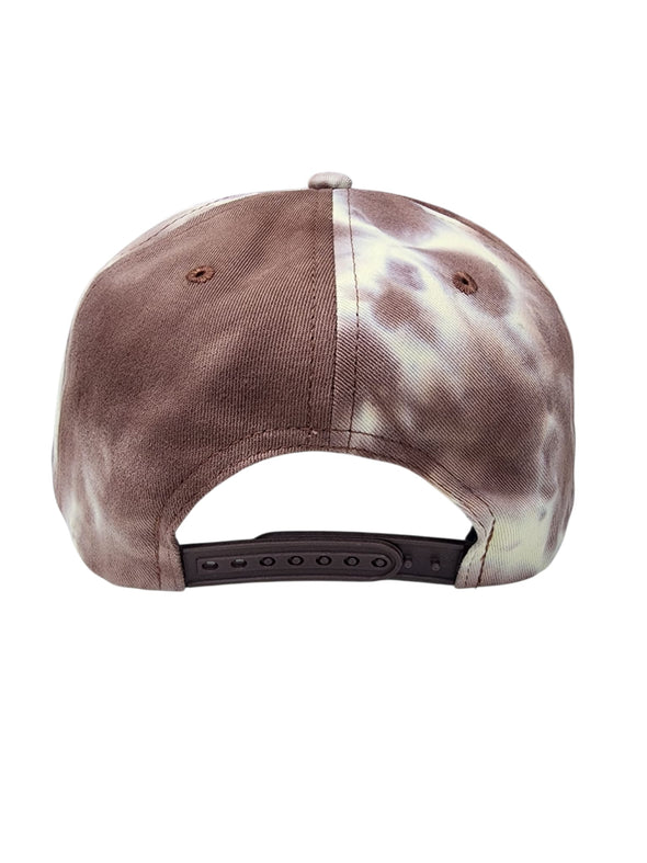 Dallas Hat Co 519 Tie Dye Blank Plain Cotton Twill Five Panel Pro Style Cap Hat