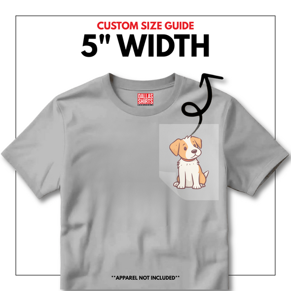 Custom DTF Transfers by Size - Dallas Shirts Wholesale