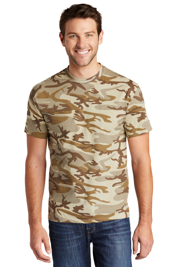 PC54C Port & Co - Core Cotton Camo Tee