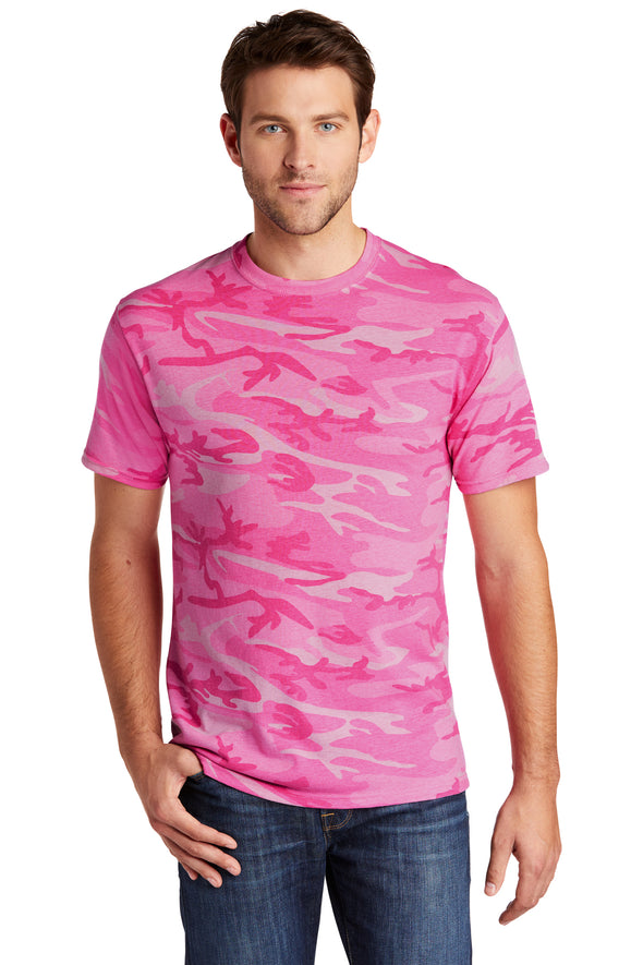PC54C Port & Co - Core Cotton Camo Tee