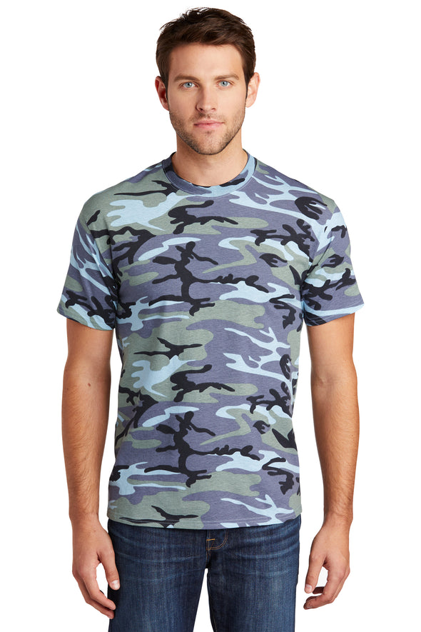 PC54C Port & Co - Core Cotton Camo Tee