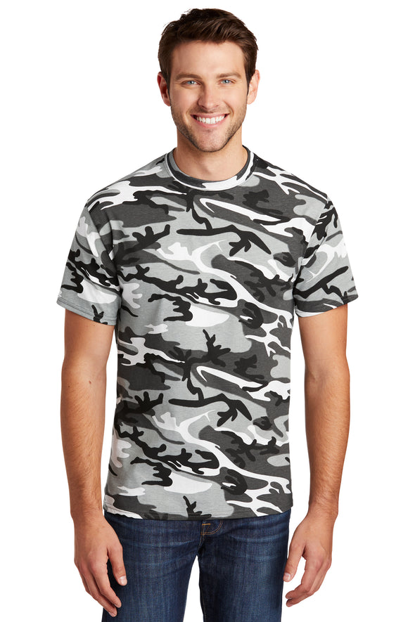 PC54C Port & Co - Core Cotton Camo Tee