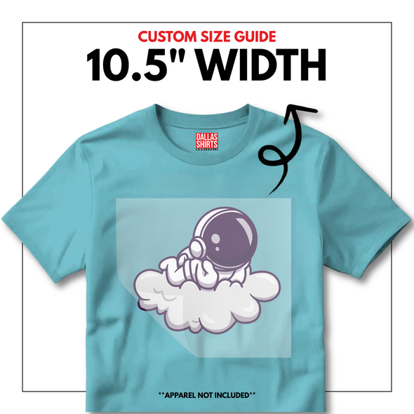 Custom DTF Transfers by Size - Dallas Shirts Wholesale