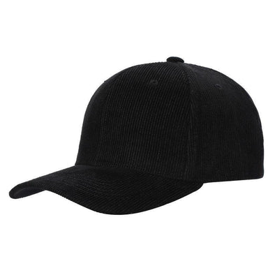 Adjustable Brushed Bull Denim Corduroy Hat Casual Baseball Cap