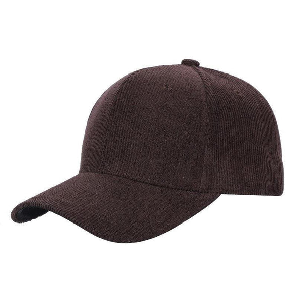 Adjustable Brushed Bull Denim Corduroy Hat Casual Baseball Cap