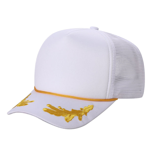 Captain Sponge Foam Trucker Hat Blank Mesh Cap