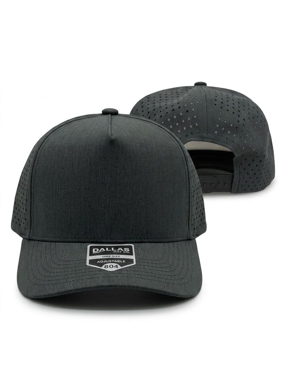Dallas Hat Co 804 5 Panel Hydro Cap Waterproof Laser Snapback