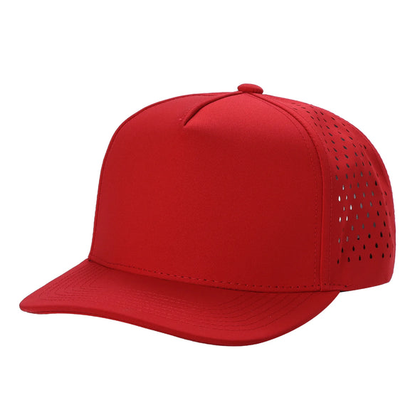 Dallas Hat Co 804 5 Panel Hydro Cap Waterproof Laser Snapback