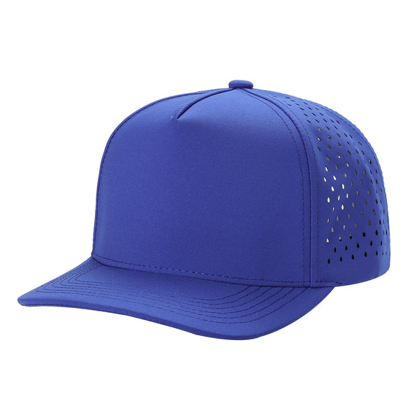 Dallas Hat Co 804 5 Panel Hydro Cap Waterproof Laser Snapback