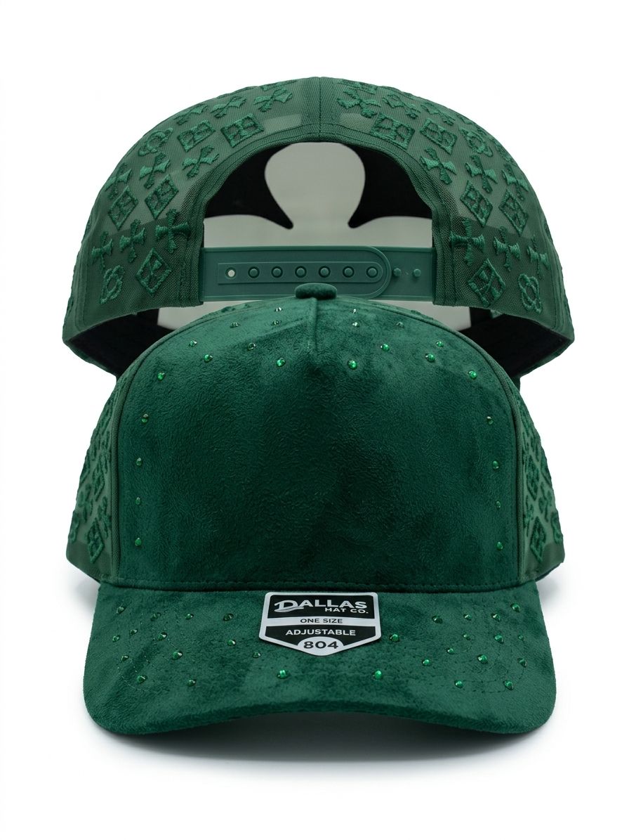 Dallas Rhinestone Dallas Hat Co 804 Rhinestone 5 Panel Mesh Trucker Premium Hat | Dallas ...