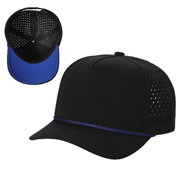 Dallas 804 5 Panel Hydro Cap Waterproof Rope Snapback