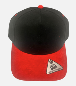 Dallas 804 5 Panel Suede Visor HIGH CROWN SLIGHT CURVE - Dallas Shirts Wholesale