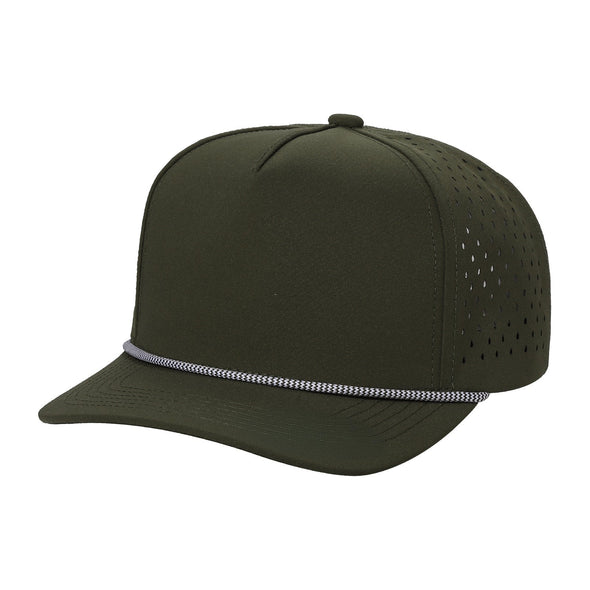 Dallas 804 5 Panel Hydro Cap Waterproof Rope Snapback