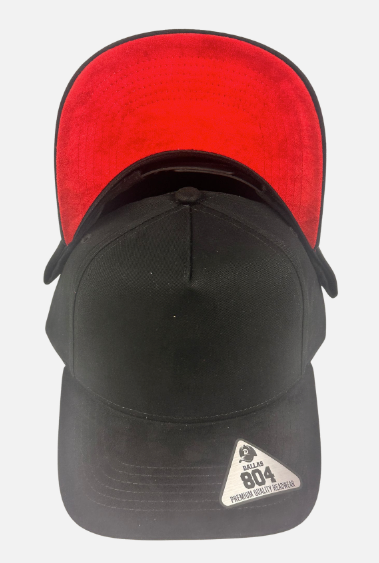 Dallas 804 5 Panel Suede HIGH CROWN SLIGHT CURVE SOLID