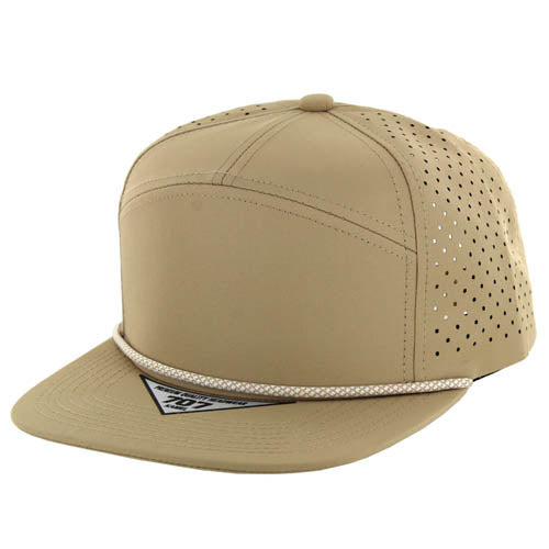 Kamel 7 Panel mid-structured rope water resistant 707 Snapback Trucker ...