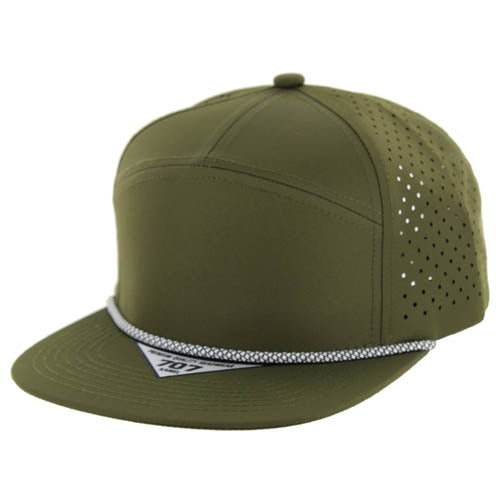 Kamel 7 Panel mid-structured rope water resistant 707 Snapback Trucker ...