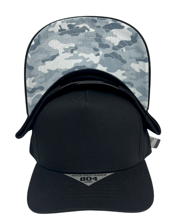 Kamel 804 Under Visor 5 Panel  HIGH CROWN SLIGHT CURVE SOLID