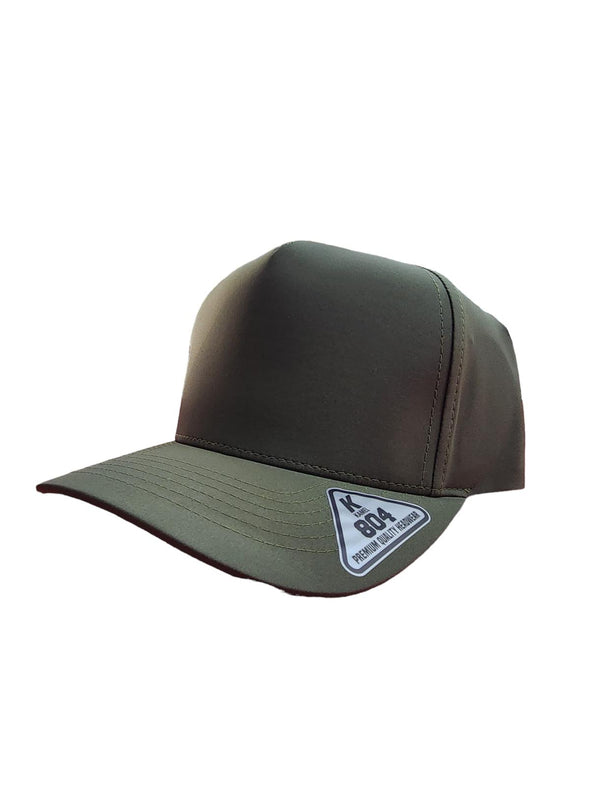 Kamel 804 5 Panel HIGH CROWN POLYESTER SOLID SLIGHT CURVE TRUCKER