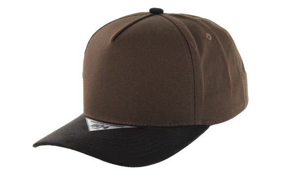 Kamel 804 5 Panel Suede Visor HIGH CROWN SLIGHT CURVE