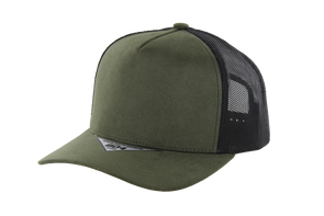 Kamel 804 5 Panel Suede HIGH CROWN SLIGHT CURVE Mesh Trucker - Dallas Shirts Wholesale