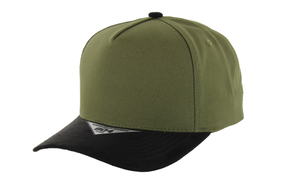 Kamel 804 5 Panel Suede Visor HIGH CROWN SLIGHT CURVE