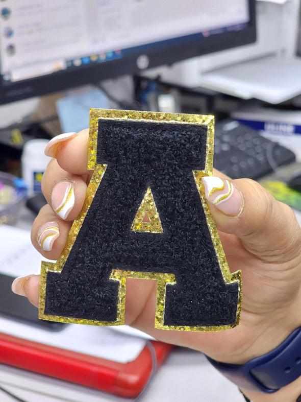 Stick On Chenille Letter Patch Self Adhesive Varsity Letter Patch