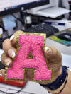 Stick On Chenille Letter Patch Self Adhesive Varsity Letter Patch - Dallas Shirts Wholesale