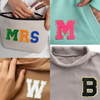 Stick On Chenille Letter Patch Self Adhesive Varsity Letter Patch - Dallas Shirts Wholesale