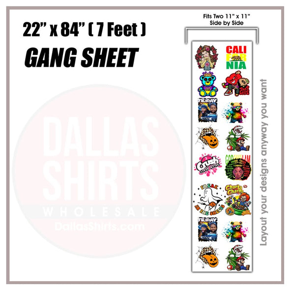 DTF Custom Gang Sheets