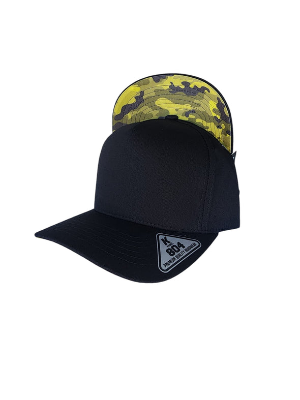 Kamel 804 Under Visor 5 Panel  HIGH CROWN SLIGHT CURVE SOLID