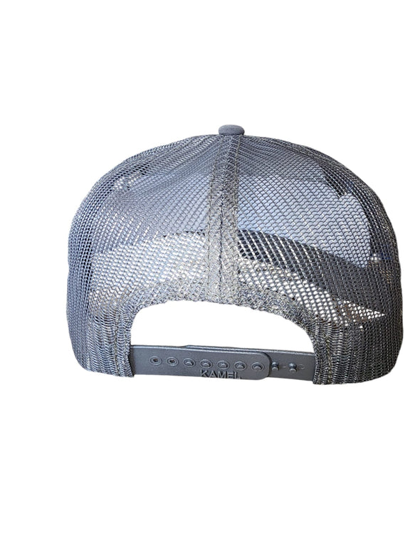 Kamel 804 5 Panel HIGH CROWN POLYESTER MESH SLIGHT CURVE TRUCKER