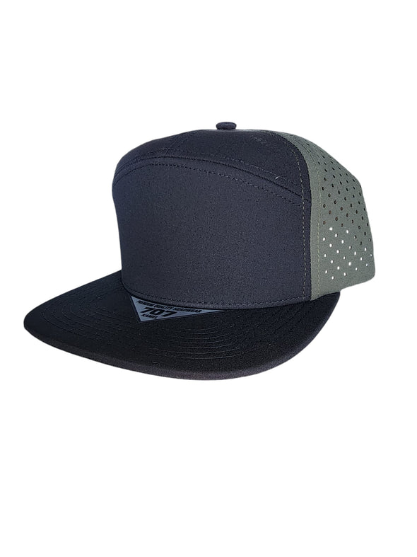 KAMEL 7 PANEL Hydro Performance Snapback Trucker Cap Slight Curve