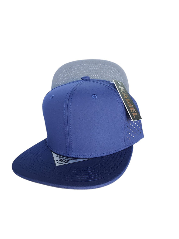 K301DP Kamel 6 Panel Flat Bill Hydro Hat