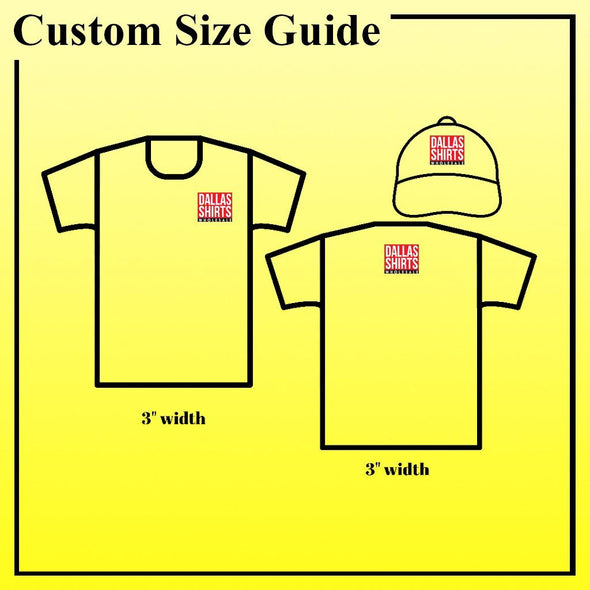 Custom DTF Transfers by Size