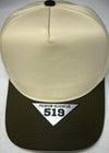 Dallas 519 Blank Plain Cotton Twill Five Panel Pro Style Cap Hat - Dallas Shirts Wholesale