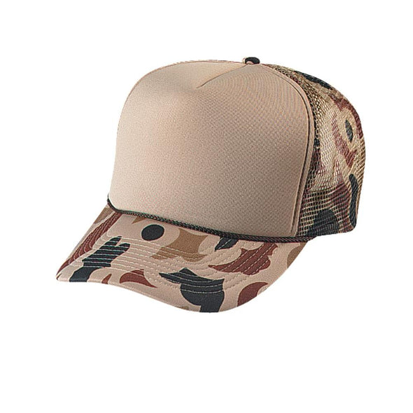 Polyester Foam Front 5-Panel Trucker Hats
