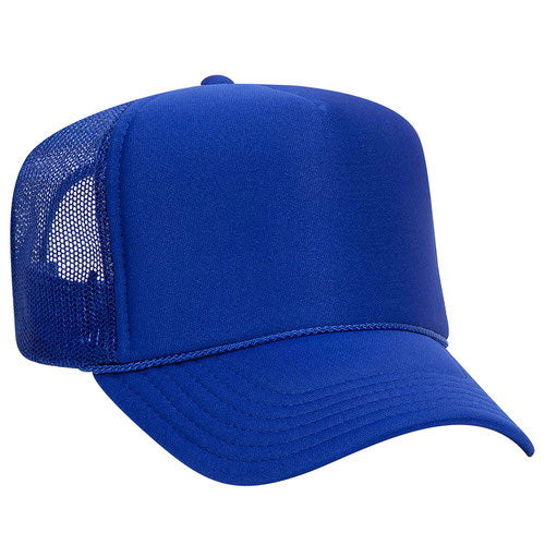 Polyester Foam Front 5-Panel Trucker Hats (Youth)