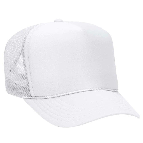 Polyester Foam Front 5-Panel Trucker Hats (Youth)
