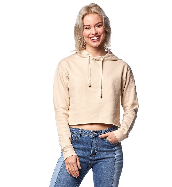 Women's Crop Fleece Hoodie - SmartBlanks 4150